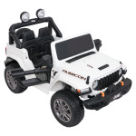 Elektrické autíčko Jeep Wrangler Rubicon Lift 4x4, 24V - biele
